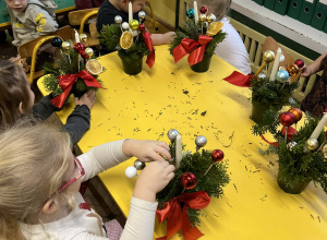 Warsztaty stroik świąteczny